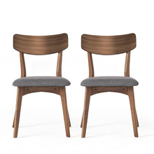 Load image into Gallery viewer, Mid Century Upholstered Dining Chairs (Set of 2)