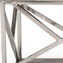 Load image into Gallery viewer, 48" White and Silver Tufted Faux Leather Upholstered Bench