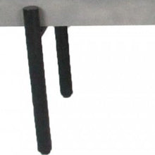 Load image into Gallery viewer, 63" Gray and Black Concrete Dining Bench