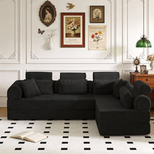 Load image into Gallery viewer, Modern L-Shape Modular Sectional Sofa, Compressed Design
