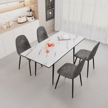 Load image into Gallery viewer, Modern Extendable Dining Table And Chair Set For 2 - 6 People