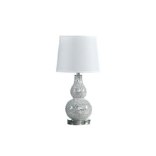 Load image into Gallery viewer, 20" White Table Lamp With White Globe Shade