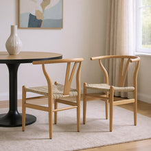 Load image into Gallery viewer, Dining Parsons Chair (Set of 2) - Natural