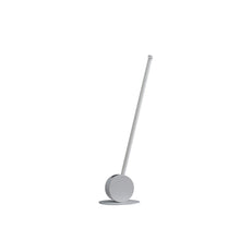 Load image into Gallery viewer, 23" White Metal Leaning Stick LED Table Lamp