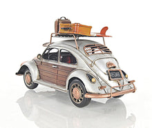 Load image into Gallery viewer, Hand Painted Model Car Tabletop Sculpture (401138) - Silver