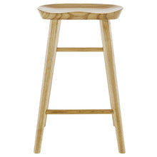 Load image into Gallery viewer, Backless Counter Height Bar Chair - Natural