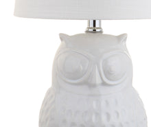 Load image into Gallery viewer, Novelty Desk Lamp LED With Drum Shade - White