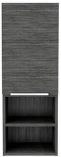 Load image into Gallery viewer, 12" Gray Wood Floating Single Door Bathroom Vanity