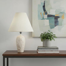 Load image into Gallery viewer, Iris Urn Shape Table Lamp - Ivory