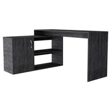 Load image into Gallery viewer, 60" Gray L Shape Computer Desk