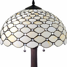 Load image into Gallery viewer, 23" Dark Brown Metal Two Light Candlestick Table Lamp With White Shade