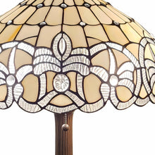 Load image into Gallery viewer, 23" Dark Brown Metal Two Light Candlestick Table Lamp With White Shade
