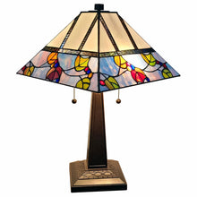 Load image into Gallery viewer, 22" Dark Brown Metal Two Light Candlestick Table Lamp With White Shade