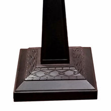 Load image into Gallery viewer, 22" Dark Brown Metal Two Light Candlestick Table Lamp With White Shade