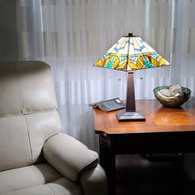 Load image into Gallery viewer, 22" Dark Brown Metal Two Light Candlestick Table Lamp With White Shade