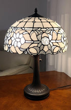 Load image into Gallery viewer, 23" Dark Brown Metal Two Light Candlestick Table Lamp With White Shade
