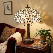 Load image into Gallery viewer, 23" Dark Brown Metal Two Light Candlestick Table Lamp With White Shade