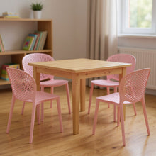 Load image into Gallery viewer, Heavy Duty Plastic Juvenile Chairs (Set of 4) - Pink