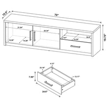 Load image into Gallery viewer, Ian - 2 Door TV Stand Media Console With Storage - Black