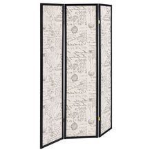 Load image into Gallery viewer, 3 Panel Folding Screen - Beige