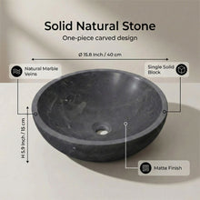 Load image into Gallery viewer, Bathroom Vessel Sink, Circular Design
