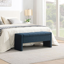 Load image into Gallery viewer, Modern Upholstered Large Bed End Bench With Storage