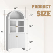 Load image into Gallery viewer, Modern Tech Inspired Dome Cabinet With LED Lighting