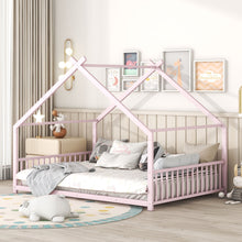 Load image into Gallery viewer, Metal House Bed