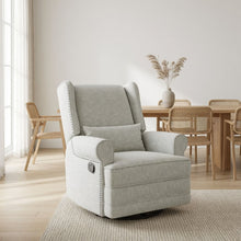 Load image into Gallery viewer, Extra Wide Swivel Recliner Glider Chair With Footrest