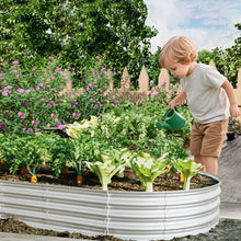 Load image into Gallery viewer, Heavy Duty Galvanized Raised Garden Bed Kit For Vegetables, Flowers & Herbs
