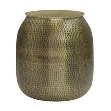 Load image into Gallery viewer, 21" Round End Table Metal - Gold