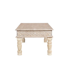 Load image into Gallery viewer, Solid Wood Distressed Coffee Table - Beige