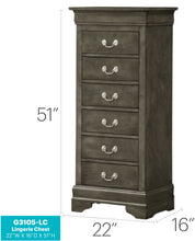 Load image into Gallery viewer, Traditional Style Lingerie Storage Chest Timeless