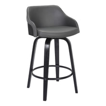 Load image into Gallery viewer, 39" Swivel Low Back, Bar Height Bar Chair - Gray
