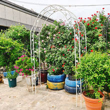 Load image into Gallery viewer, Metal Garden Arch Assemble Freely With 8 Styles Garden Arbor Trellis Climbing Plants Support Rose Arch