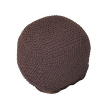 Load image into Gallery viewer, Semi Rounded Pouf, Cable Knitted, Perfect Seating