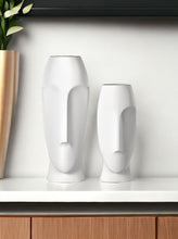 Load image into Gallery viewer, Cylinder Table Vases (Set of 2) - White