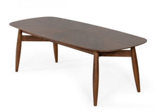 Load image into Gallery viewer, 95" Brown Solid Wood Dining Table