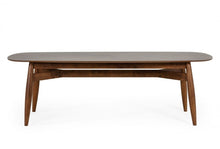 Load image into Gallery viewer, 95" Brown Solid Wood Dining Table