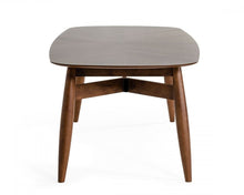 Load image into Gallery viewer, 95" Brown Solid Wood Dining Table