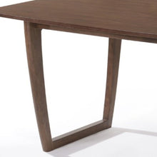 Load image into Gallery viewer, 63" Walnut Rectangular Dining Table