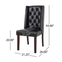 Load image into Gallery viewer, Sophisticated Tufted Dining Chair With High Back Design