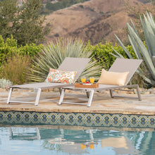Load image into Gallery viewer, Myers - Modern Chaise Lounge Set With Adjustable Mesh Back