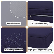 Load image into Gallery viewer, Cushion Covers For 7 Piece Wicker Sectional Sofa, 14 Pack Seat And Back Slipcovers With Zipper