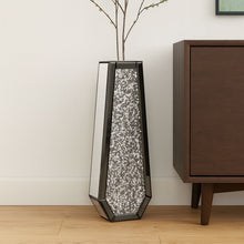 Load image into Gallery viewer, Floor Vase With Faux Crystals - Black