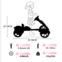 Load image into Gallery viewer, Electric Kids Pedal Go Kart With Adjustable Seat, Foldable Design
