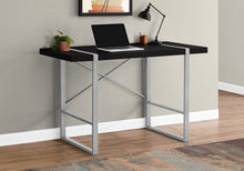 Load image into Gallery viewer, 49" Black and Silver Computer Desk
