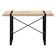 Load image into Gallery viewer, 49" Natural and Black Computer Desk