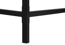 Load image into Gallery viewer, 47" Gray and Black Wood and Metal H-Shape Computer Desk With Two Drawers