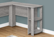 Load image into Gallery viewer, 47" Gray Wood Corner Computer Desk